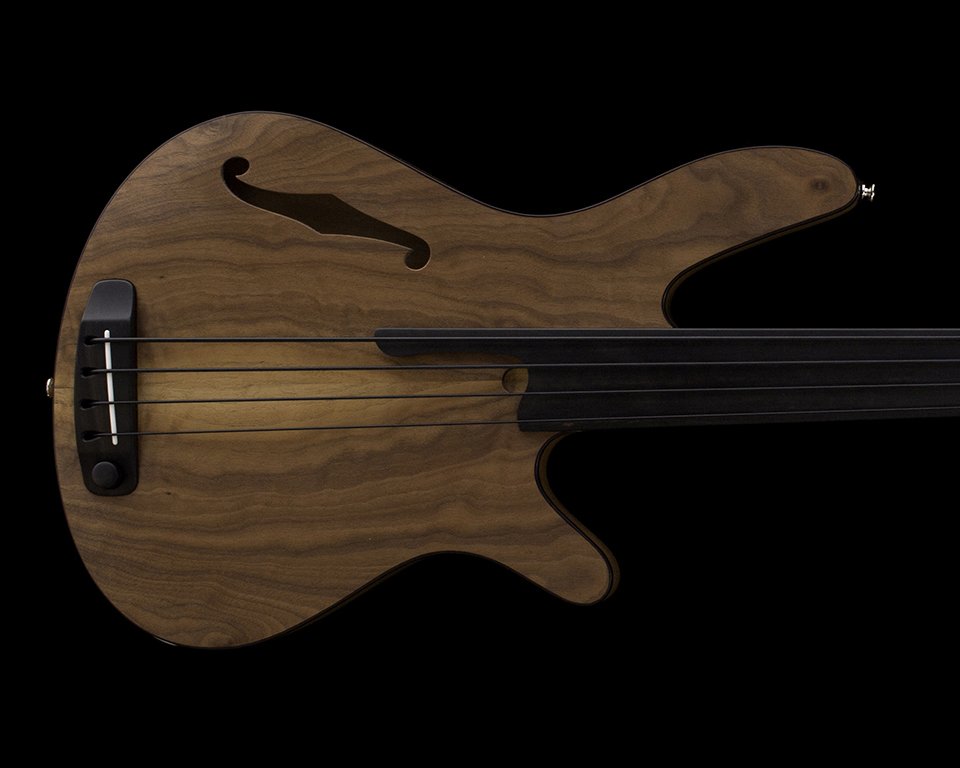MB-2 Walnut Fretless 34